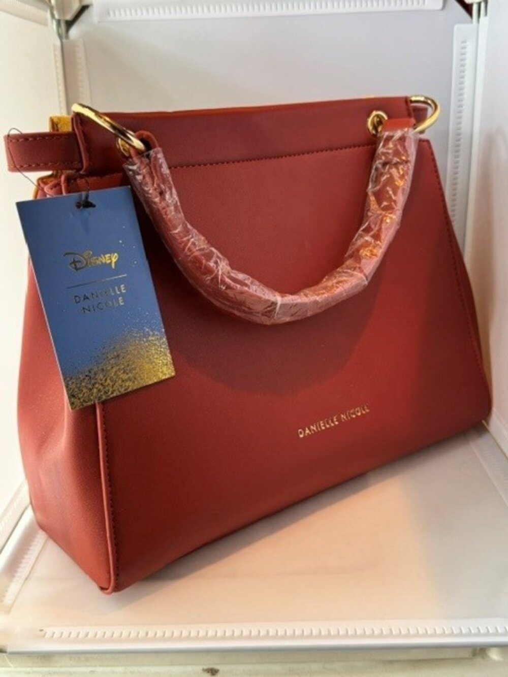 Danielle Nicole Disney Pinocchio Scalloped Handbag - BoxLunch Exclusive NWT - Picture 2 of 3